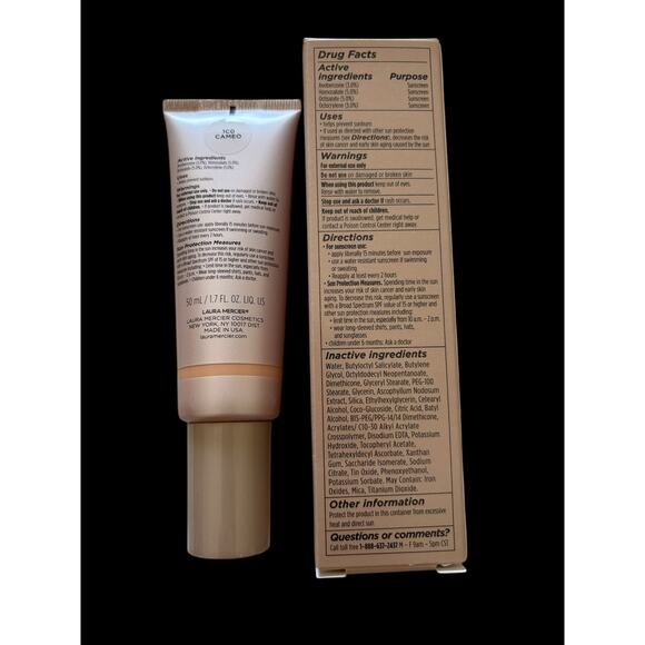 Laura Mercier Tinted Moisturizer Light Revealer 1C0 Cameo Exp: 3/2025 NEW In Box - Picture 4 of 5